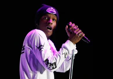 A$AP Rocky Opens Rihanna's "Diamonds" World Tour - New York, NY