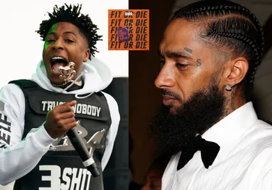 Youngboy: Cooper Neill/Getty Images; Nipsey: Shareif Ziyadat/Getty Images
