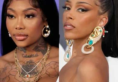 Frazer Harrison/Getty Images & Doja Cat/Getty Images