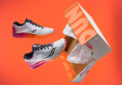 Image Via <a href='https://www.highsnobiety.com/p/saucony-dunkin-donuts-kinvara-9/?utm_campaign=SF+Highsnobiety+Main+Post&utm_source=Twitter#slide-8' rel="nofollow noopener" target='_blank'>Highsnobiety</a>
