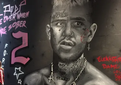 Lil Peep mural - photo captured by the author
