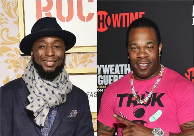 9th Wonder via Steven Ferdman/Getty Images, Busta via Jeff Bottari/Getty Images