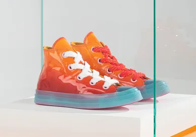 Image Via <a href='https://sneakernews.com/2018/07/16/jw-anderson-converse-chuck-70-toy-release-date-photos/' rel="nofollow noopener" target='_blank'>SneakerNews</a>