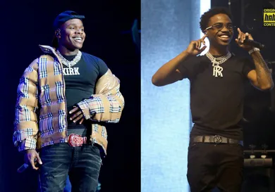 Roddy Ricch: Jerritt Clark/Getty Images; DaBaby: Brad Barket/Getty Images