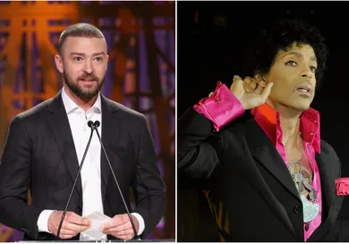 Timber lake Via Jesse Grant/Getty Images, Prince Via John Sciulli/Getty Images for Samsung