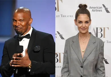 Kevin Winter/Getty Images (Foxx), Dimitrios Kambouris/Getty Images (Holmes)