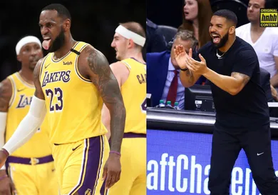 Lebron: Sean M. Haffey/Getty Images Drake: Vaughn Ridley/Getty Images