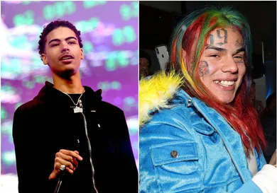 6ix9ine via Shareif Ziyadat/Getty Images, Critch via Scott Dudelson/Getty Images