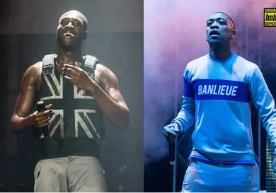 Stormzy: Samir Hussein/WireImage/Getty Images, Wiley: Joseph Okpako/WireImage/Getty Images