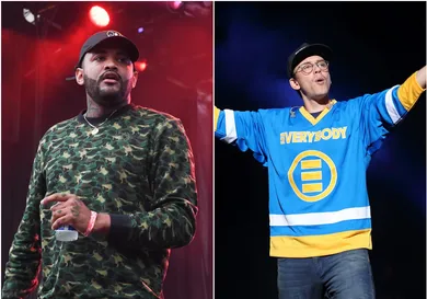 Logic Via Burak Cingi/Redferns, Joyner via Paras Griffin/Getty Images