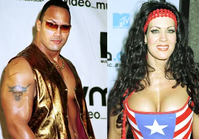 The Rock and Chyna: George De Sota/Liaison/Getty Images