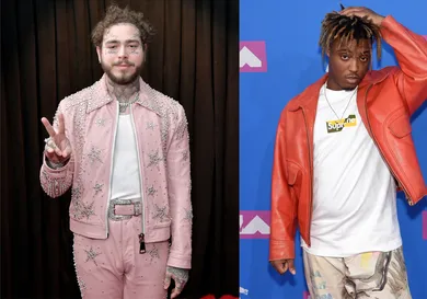 Post Malone: Nielsen Barnard/Getty Images, Juice WRLD: Jamie McCarthy/Getty Images