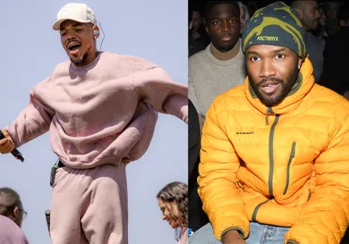 Chance the Rapper: Rich Fury/Getty Images; Frank Ocean: Pascal Le Segretain/Getty Images