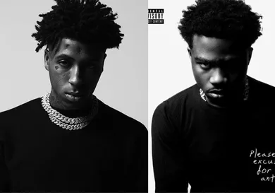 NBA Youngboy & Roddy Ricch album covers; via HNHH