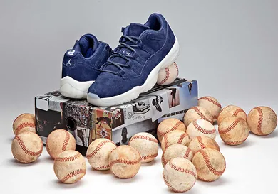 Image Via <a href='https://www.sneakerfreaker.com/sneakers/where-to-buy-the-derek-jeter-x-air-jordan-11-low-re2pect/' rel="nofollow noopener" target='_blank'>SneakerFreaker</a>