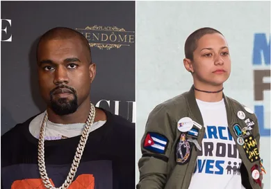 Kanye by Pascal Le Segretain/Getty Images for Vogue, Gonzalez by Noam Galai/WireImage