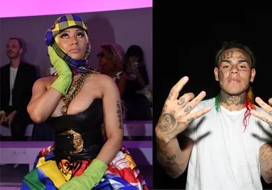 Nicki Minaj: Jacopo Raule/Getty Images, Tekashi: Shareif Ziyadat/WireImage/Getty Images