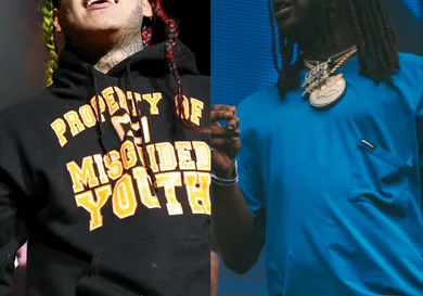 6ix9ine: Bennett Raglin/Getty Images -- Keef: Image via HNHH