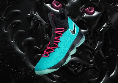 Image Via <a href='https://www.nike.com/gb/launch/t/lebron-15-south-beach' rel="nofollow noopener" target='_blank'>Nike</a>