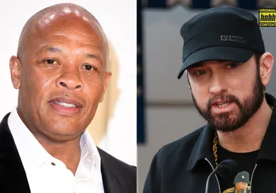 Eminem: Paul Archuleta/FilmMagic/Getty Images; Dr. Dre: Steve Granitz/WireImage/Getty Images