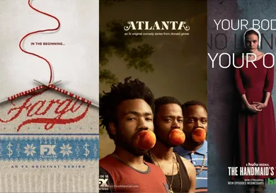Official posters: Fargo, Atlanta and Handmaid's Tale