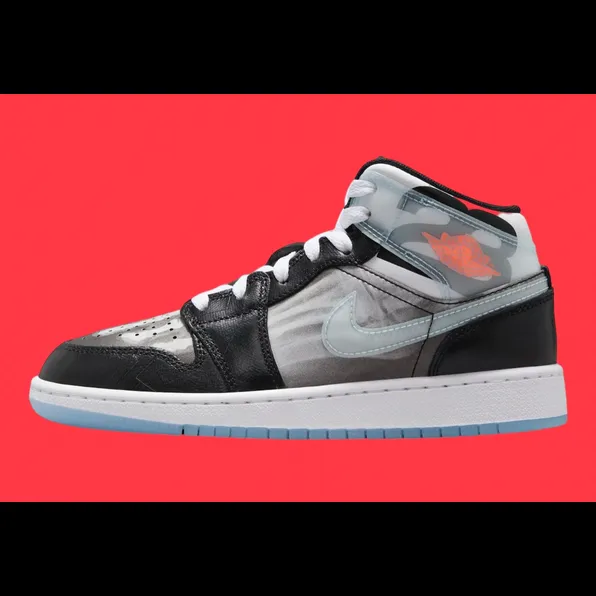 Translucent Jordan's Jordan Brand Goes See-Through With Air Jordan 1 Mid “X-Ray”