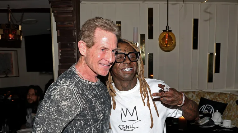 Skip Bayless Poses With Lil Wayne For Rapper's 40th Birthday