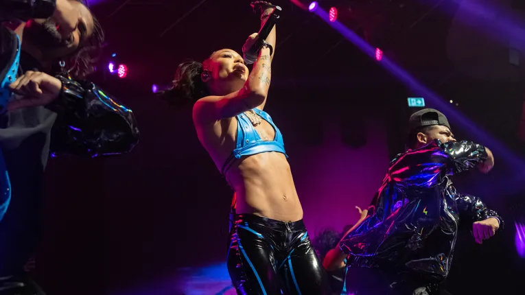 Coi Leray Shows Off Impressive Yet Revealing Leather & Lace Outfit