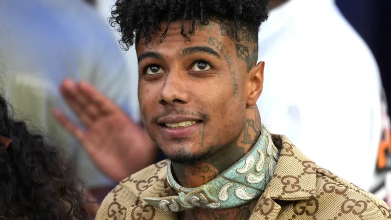 Blueface Debuts Shocking New Face Tattoos Amid Prison Stay