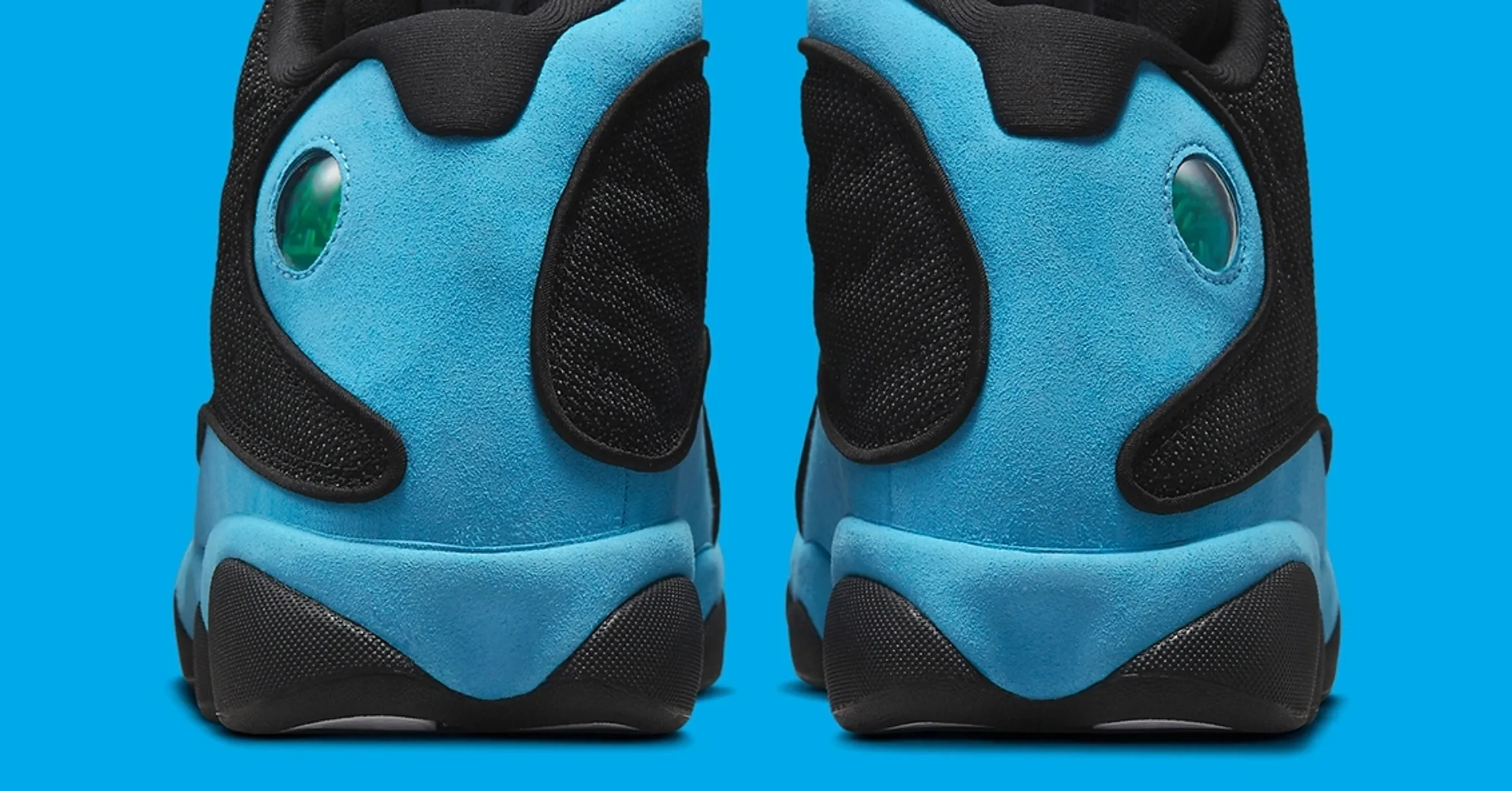 13s jordans blue and black