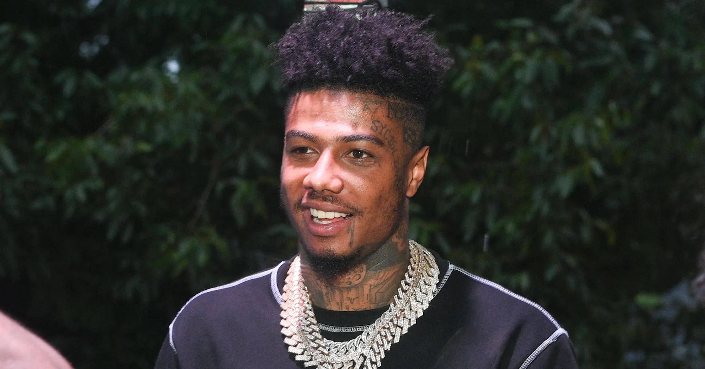 Blueface Posts Up With Ankle Monitor & Kids On Instagram Story