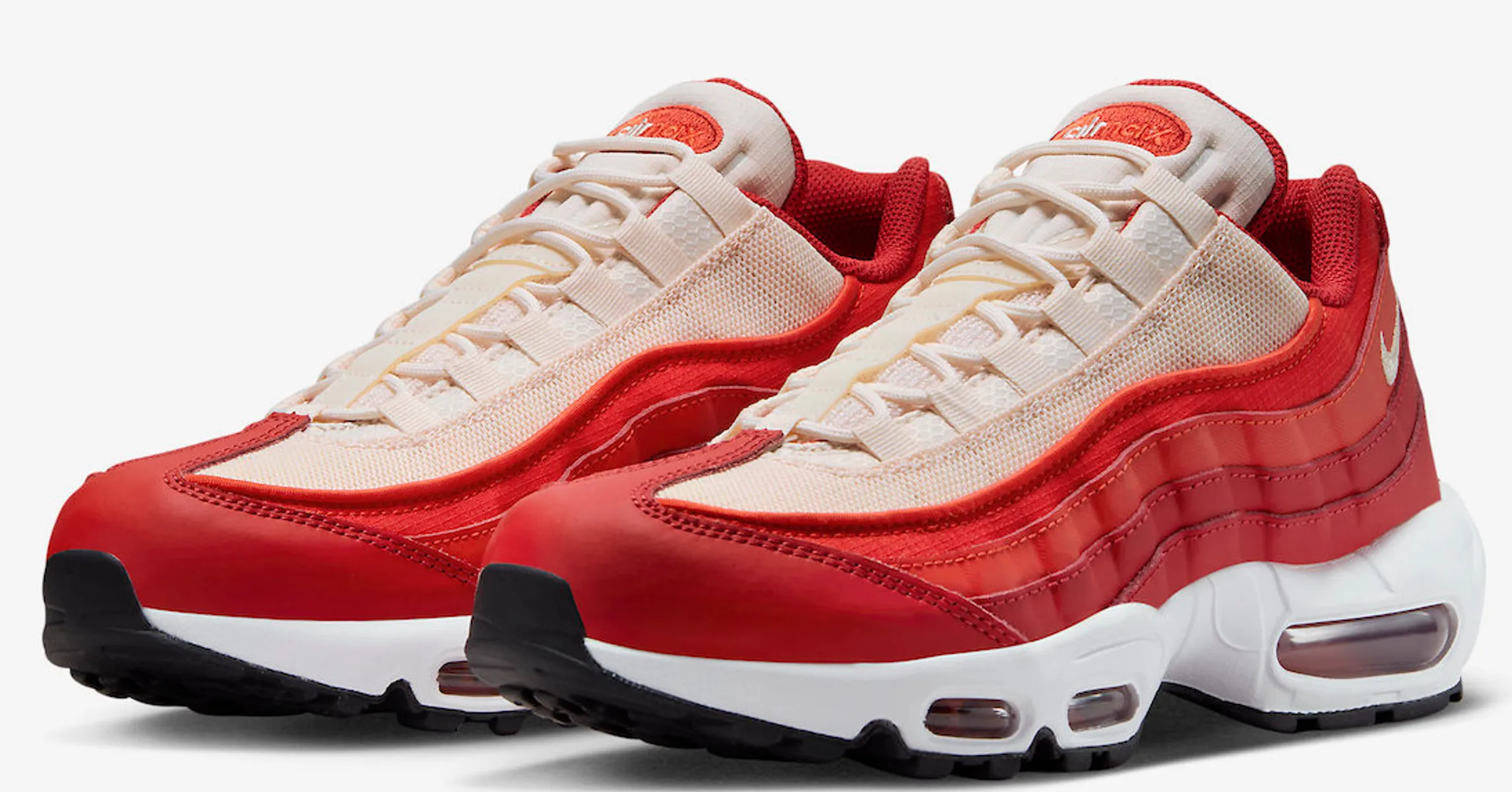 Red 95 Nike Air Max 95 Surfaces In