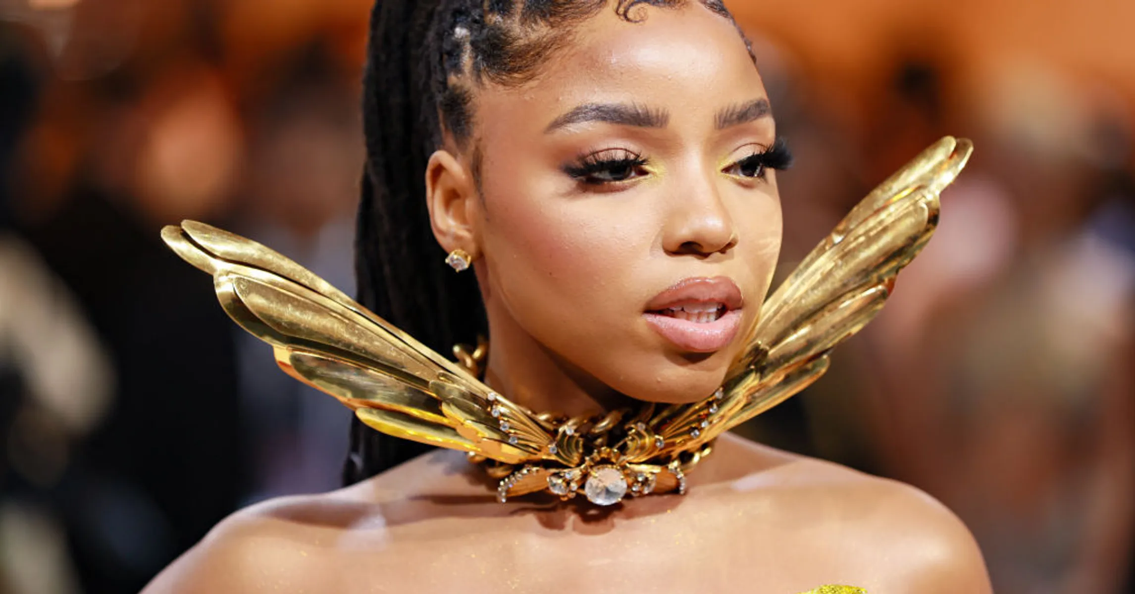 Chloe Bailey Serves Goddess In Curve-Hugging White Gown