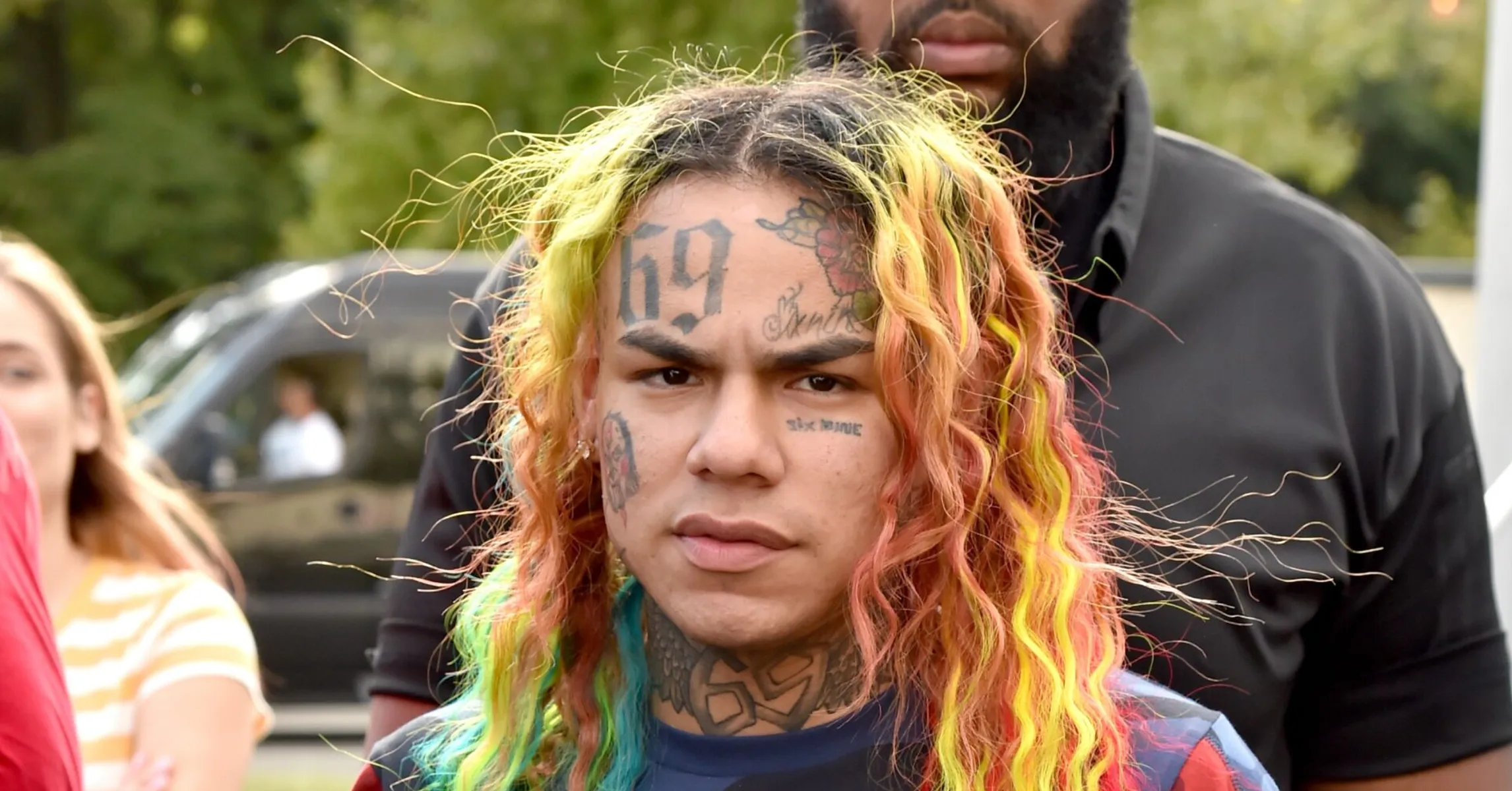 69 Rapper Bentley 6ix9ine Has Bentley Seized As Bullet Holes In Driver's Side Window Lead ...