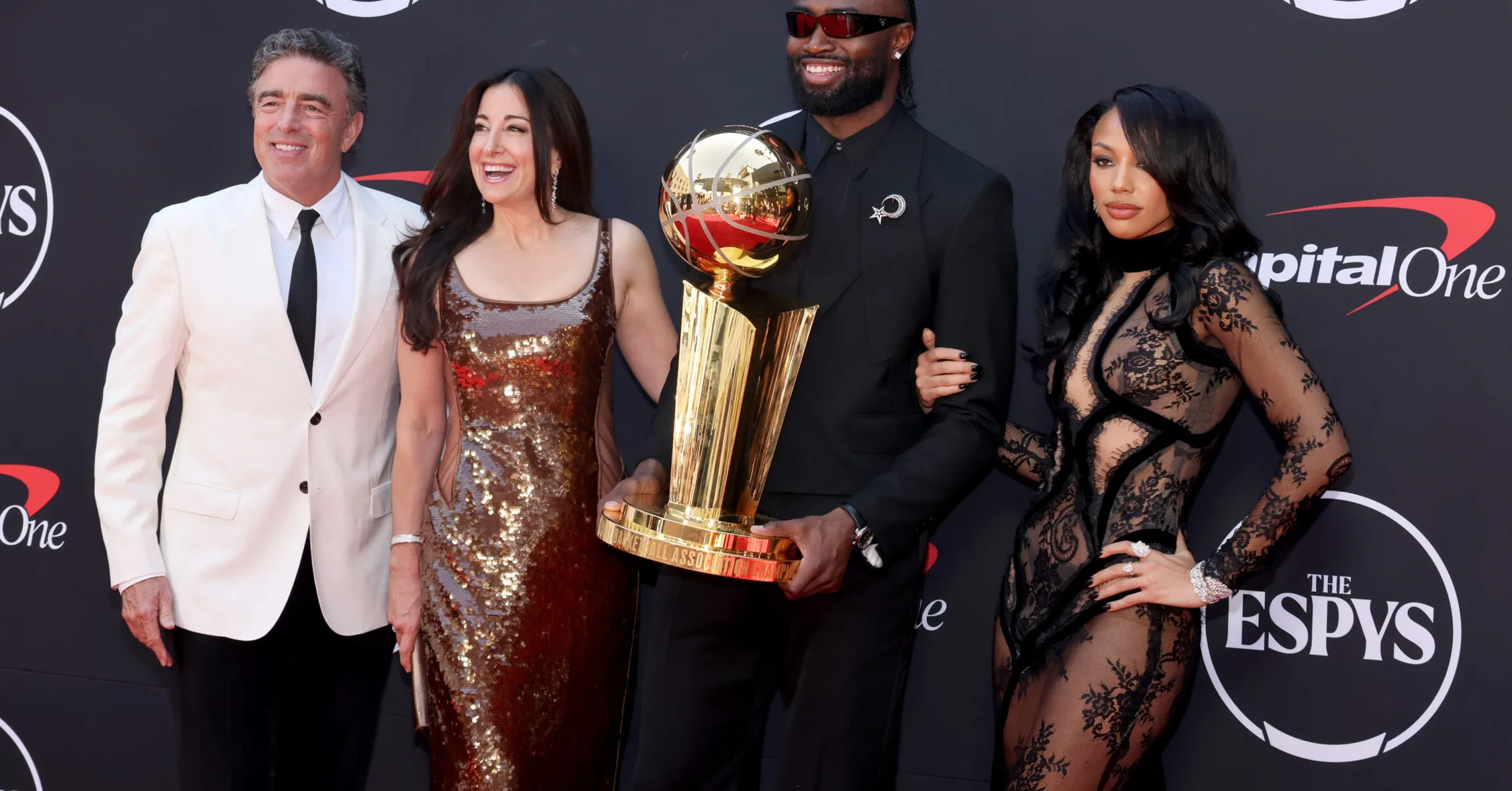 Jaylen Brown & Kysre Gondrezick Get Closer Than Ever On The ESPYs Red