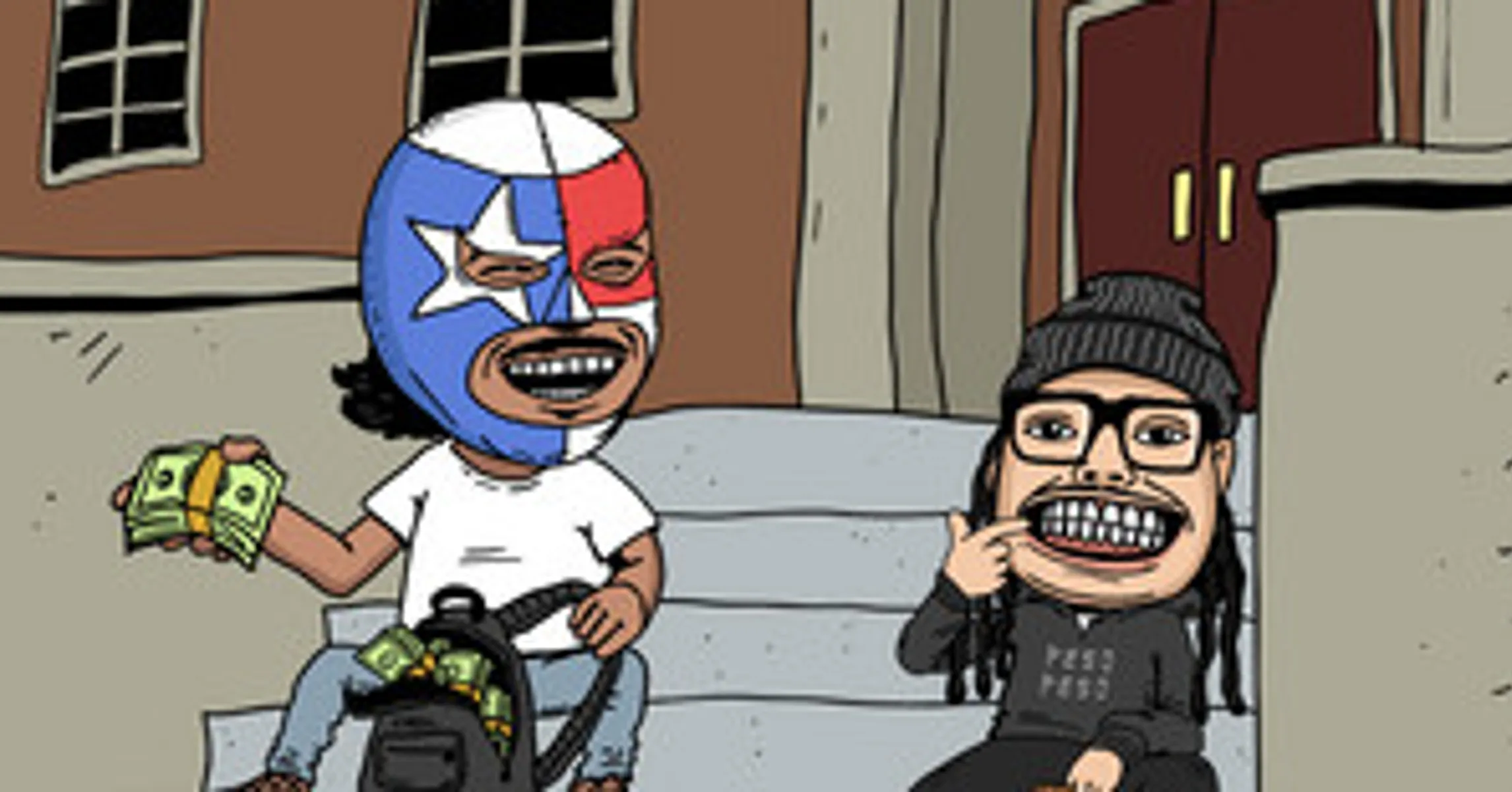 That Mexican OT & Peso Peso Display Authentic Texas Swag With “Accessories”