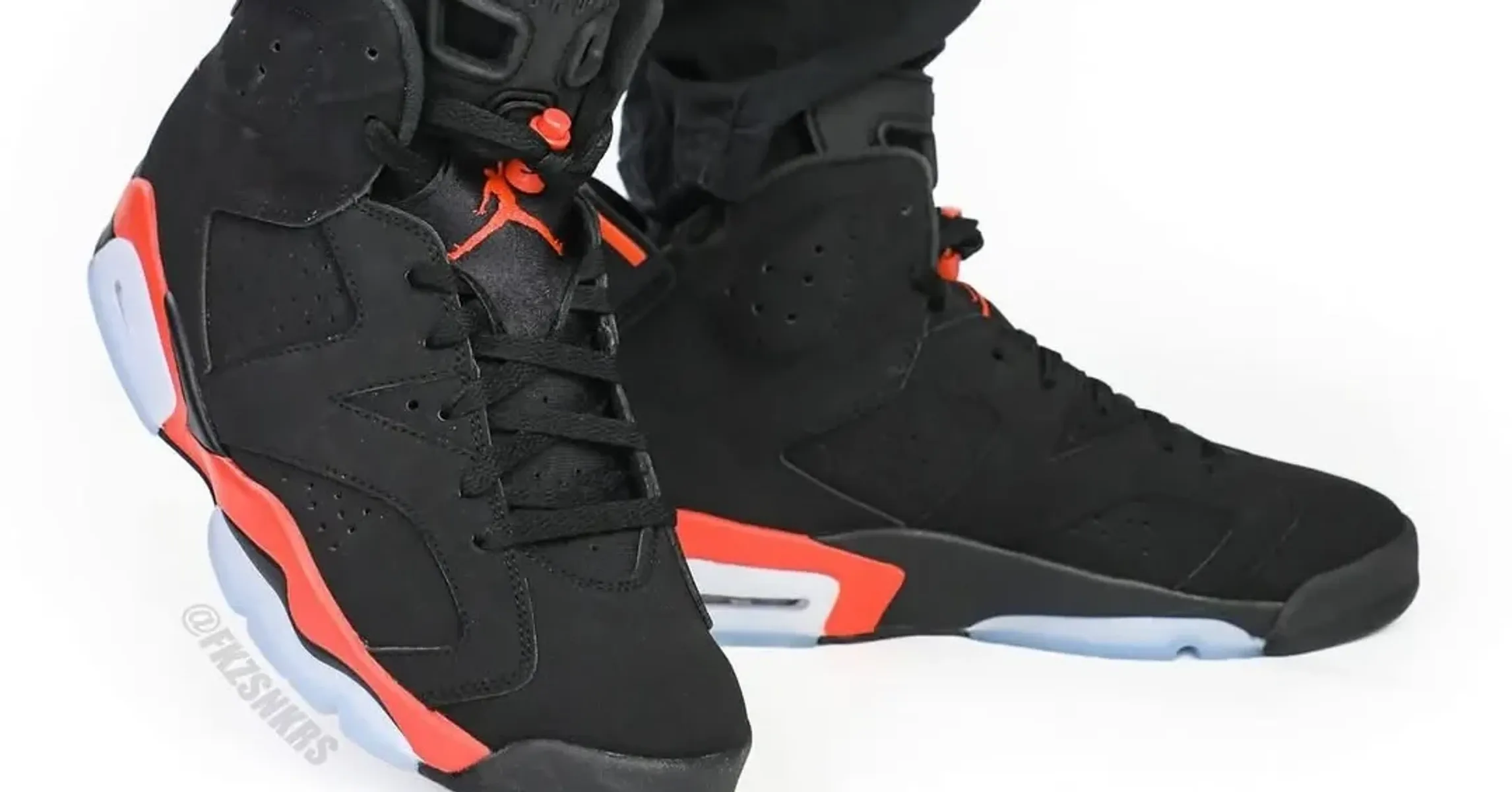 Air Jordan 6 “Reverse Infrared” Looks Great On-Foot