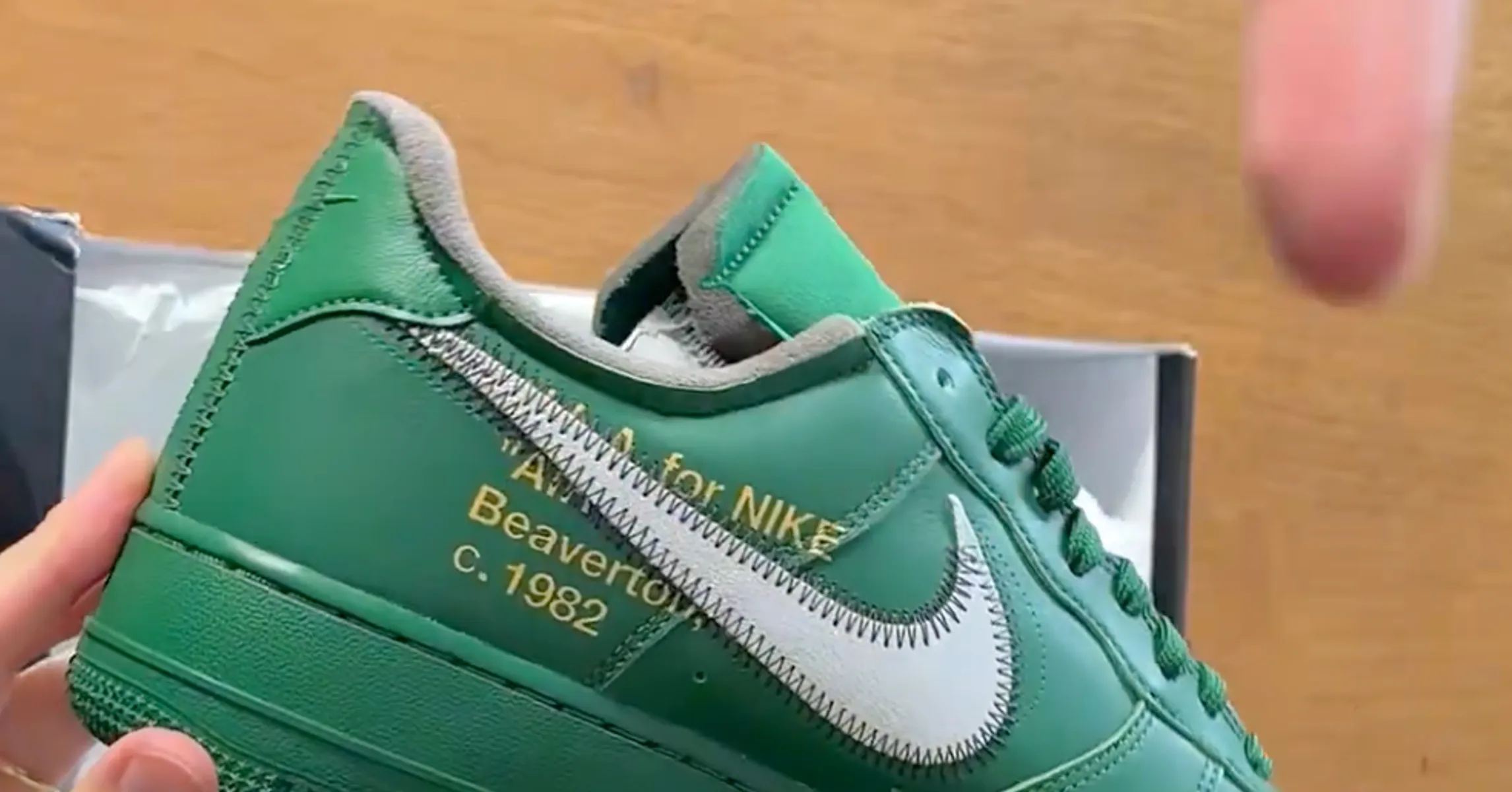 New Unboxing Video Unveils Exlusive Virgil Abloh Archives x Nike Air Force 1