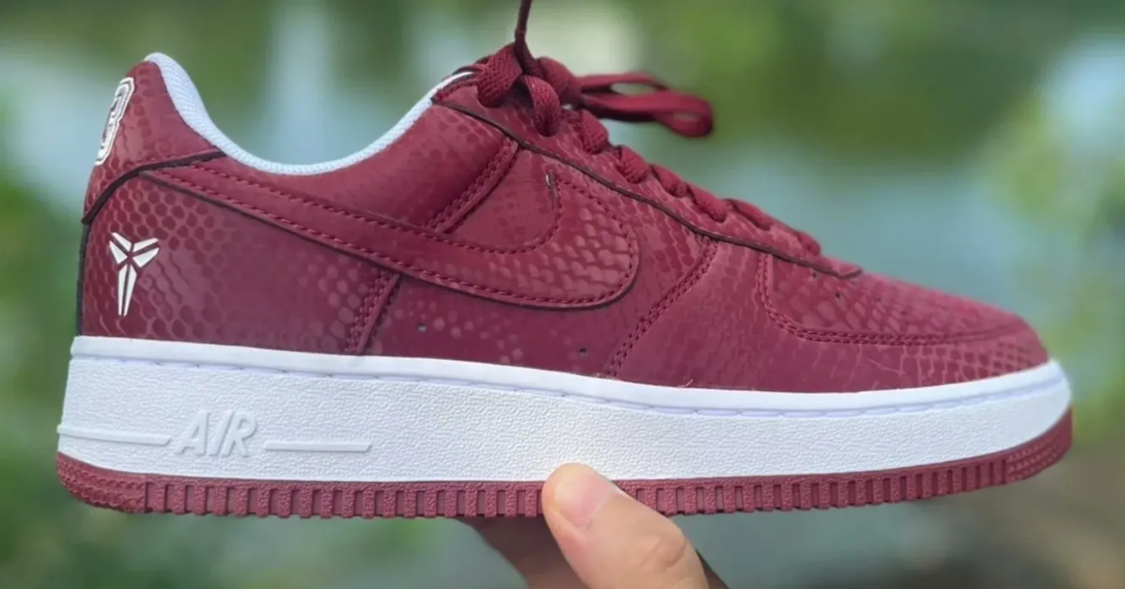 First Image Of The Nike Kobe Air Force 1 Low “Lower Merion Aces”