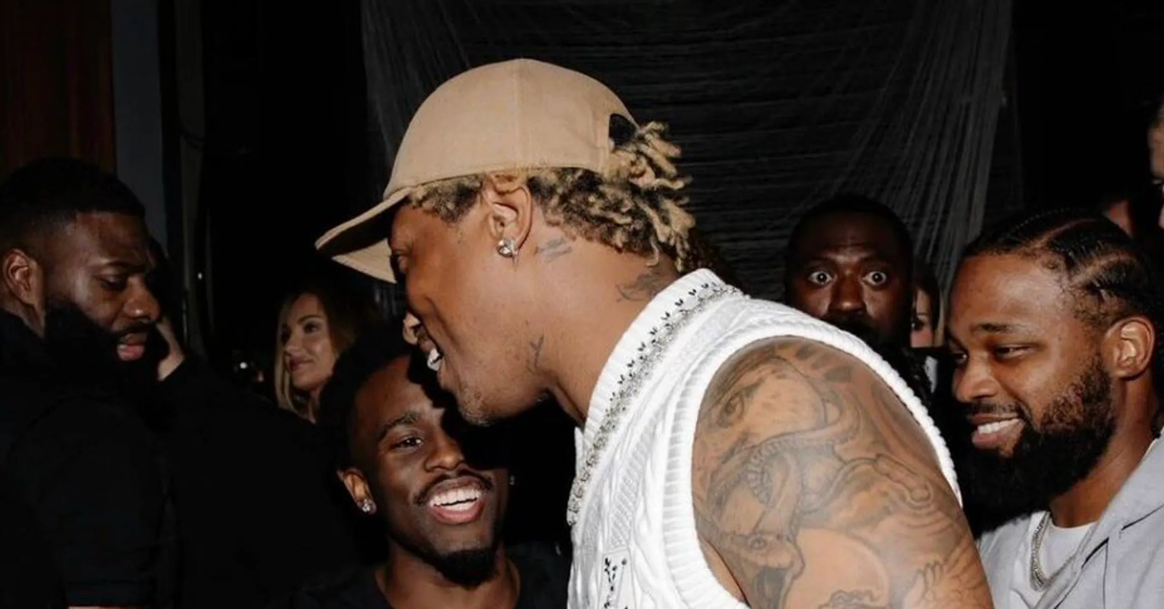 Future Shows Support To Kai Cenat And Vivet At Paris Fashion Week