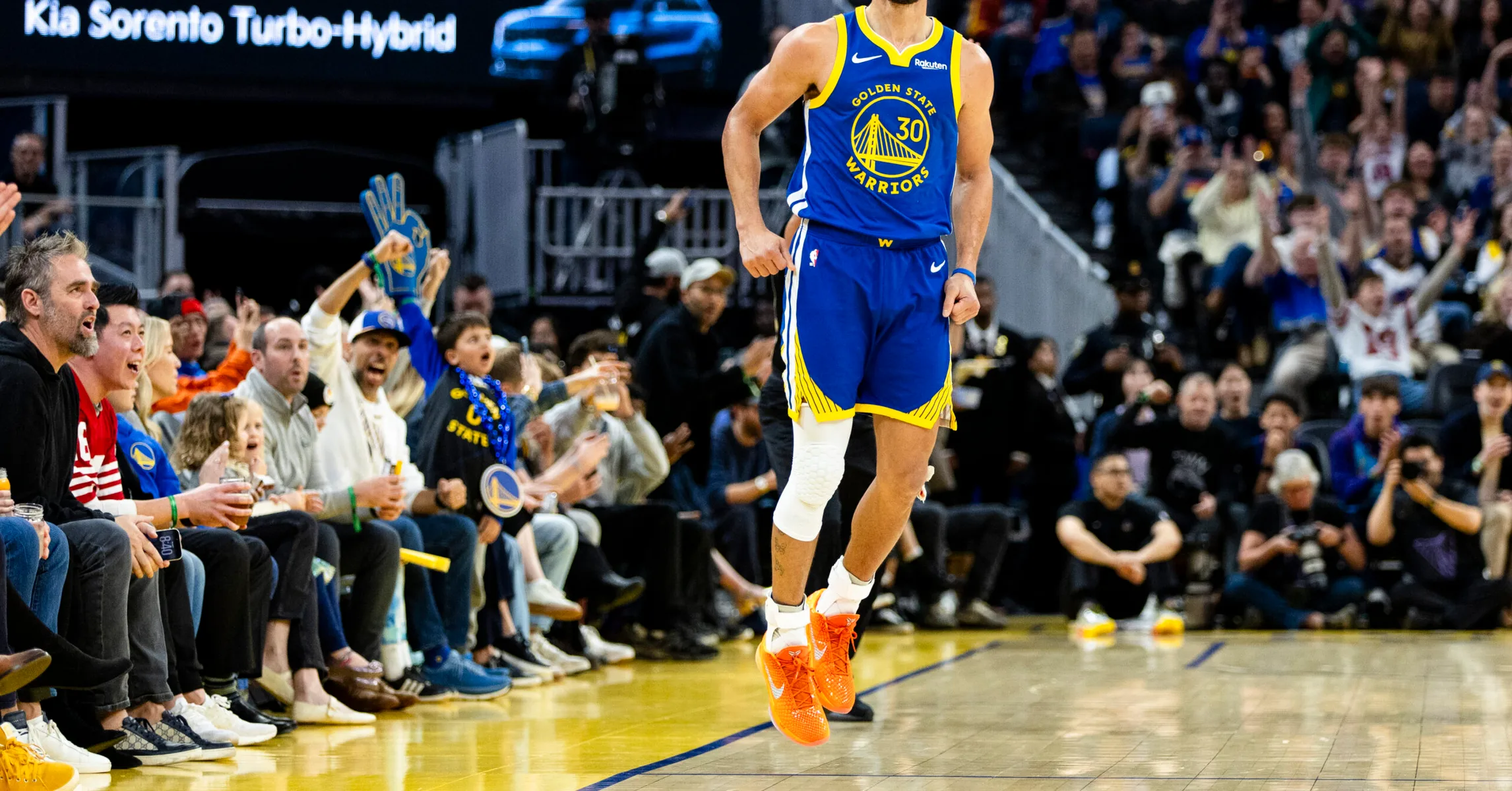 Steph Curry Balls Out In Vibrant Nike Kobe 6 "Total Orange"