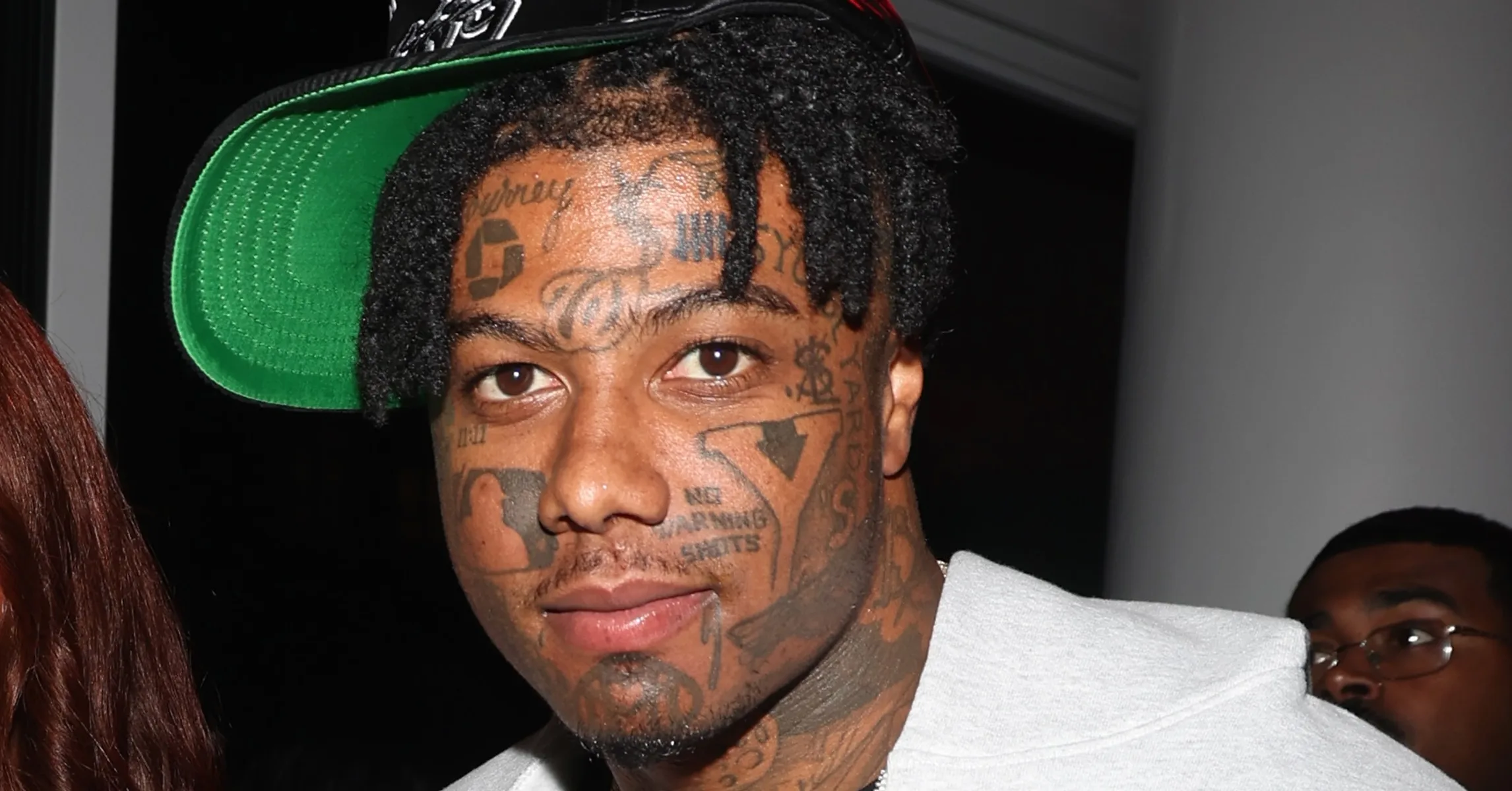 Blueface’s Father Pushes Woman During On-Stream Argument At Rapper’s Home