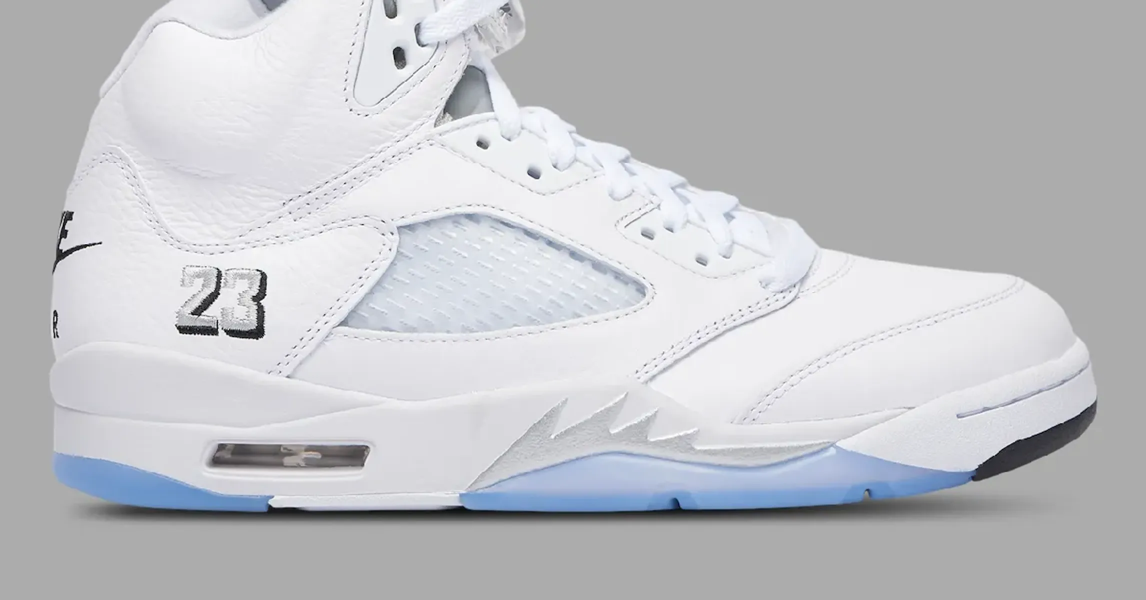 Foot Locker Drops Air Jordan 5 OG "White Metallic" Product Images