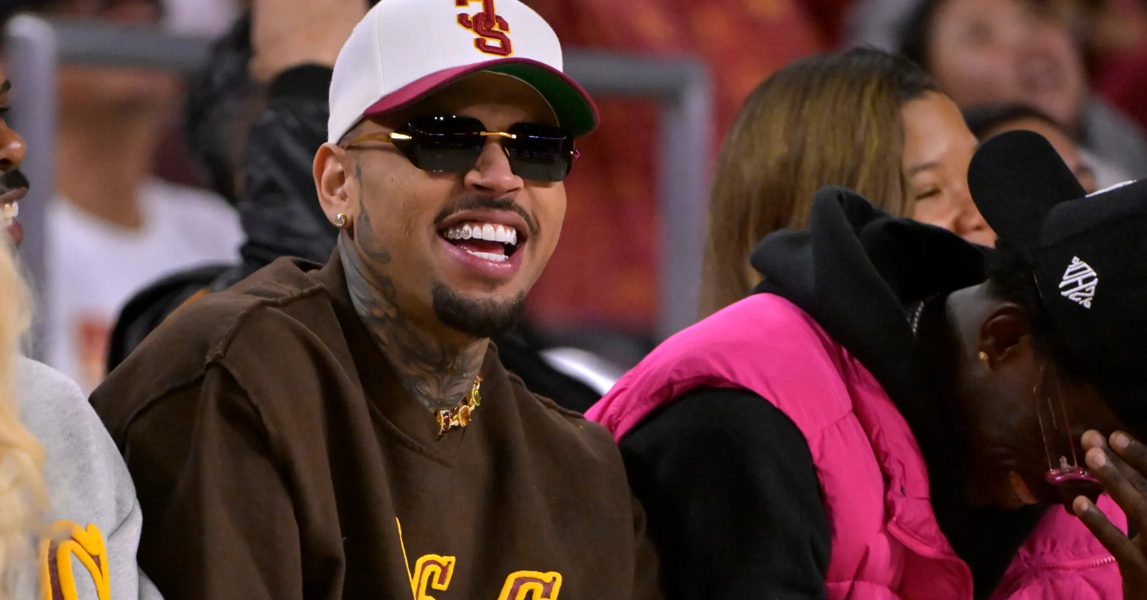 Chris Brown Moves To Block Dog Attack Victim From Collecting Usher Tour Money