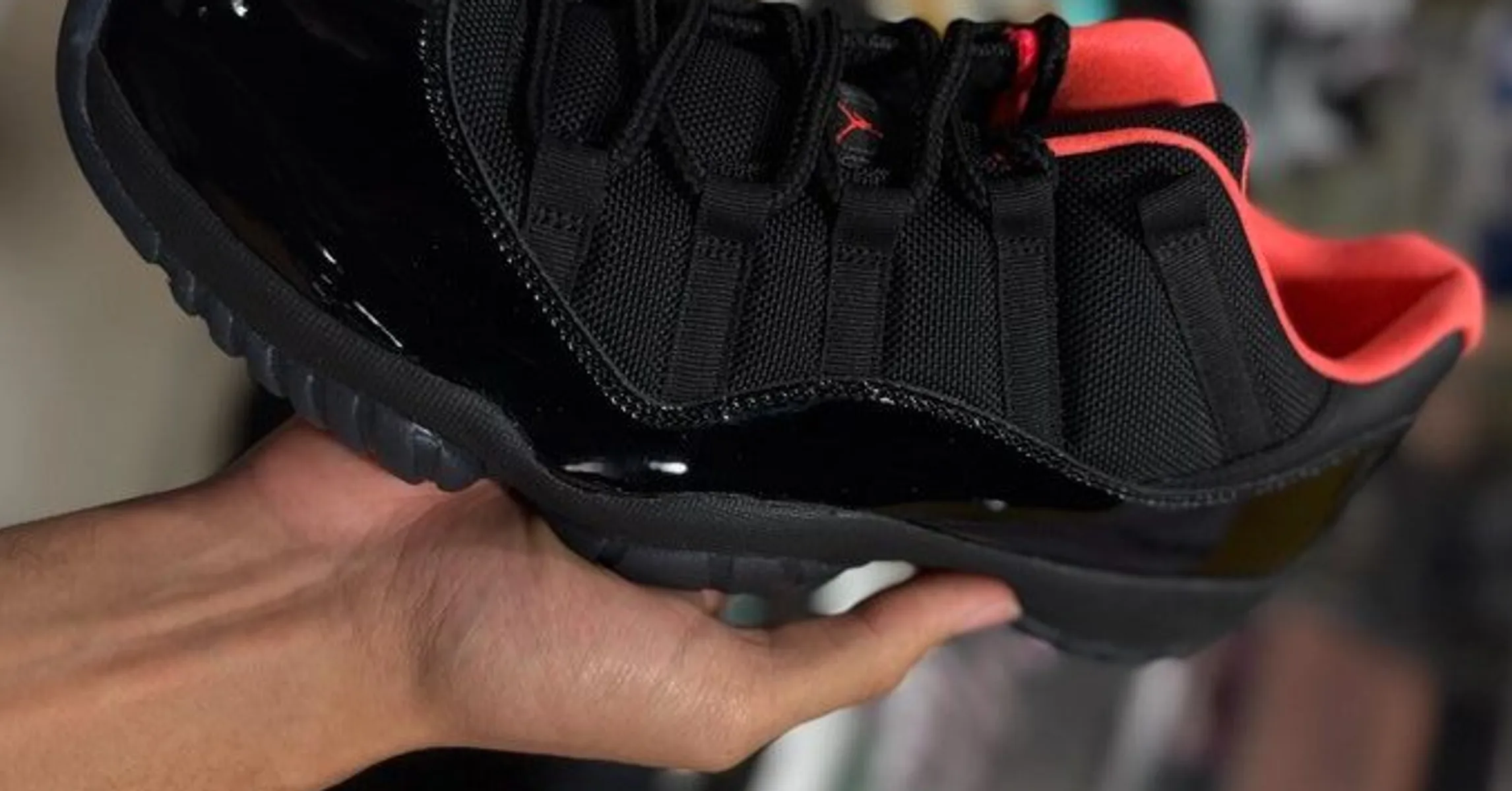 Rare Air Jordan 11 Low “Black Infrared” Sample Surfaces