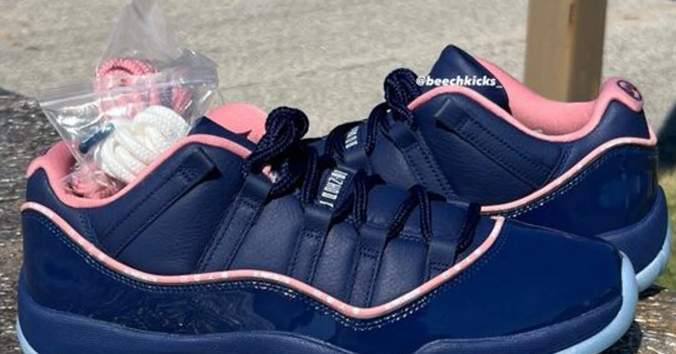 Air Jordan 11 Low x APB “Binary Blue” In-Hand Look Surfaces