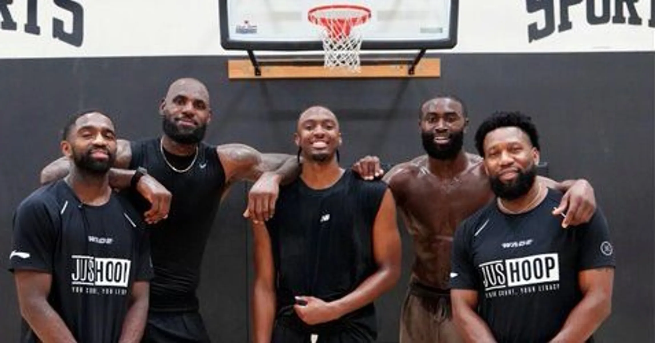 LeBron James Debuts Black Sneakers During Training With New Sixers Teammates
