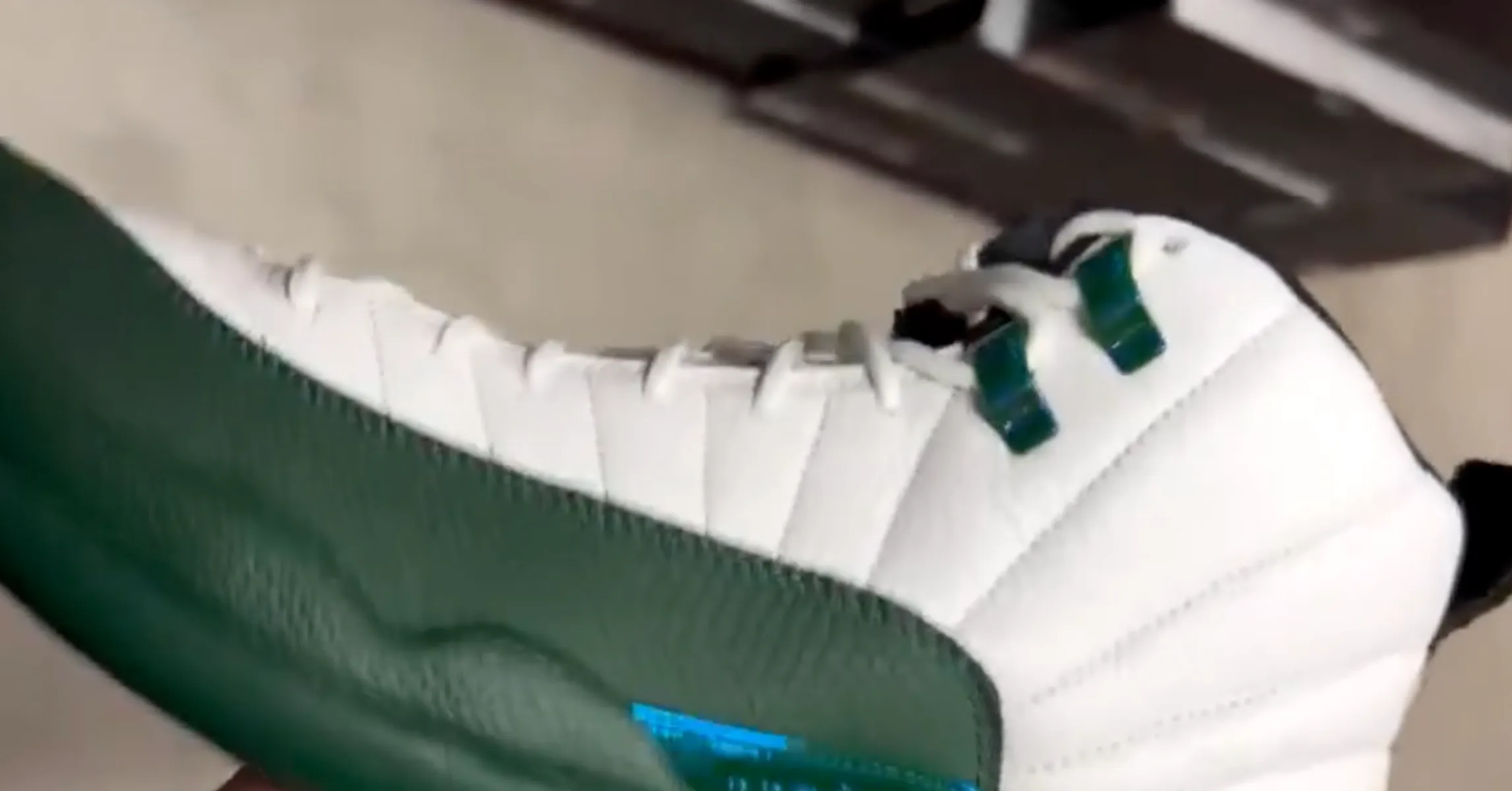 Air Jordan 12 “Bucks” Unboxing Surfaces Ahead Of Release