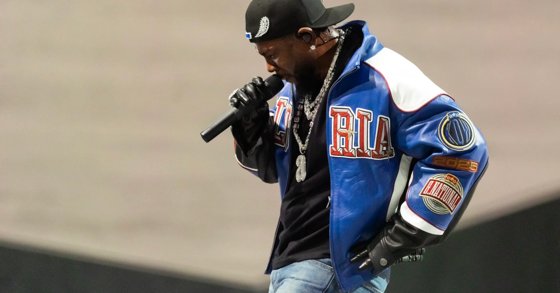 Kendrick Lamar at Super Bowl LIX