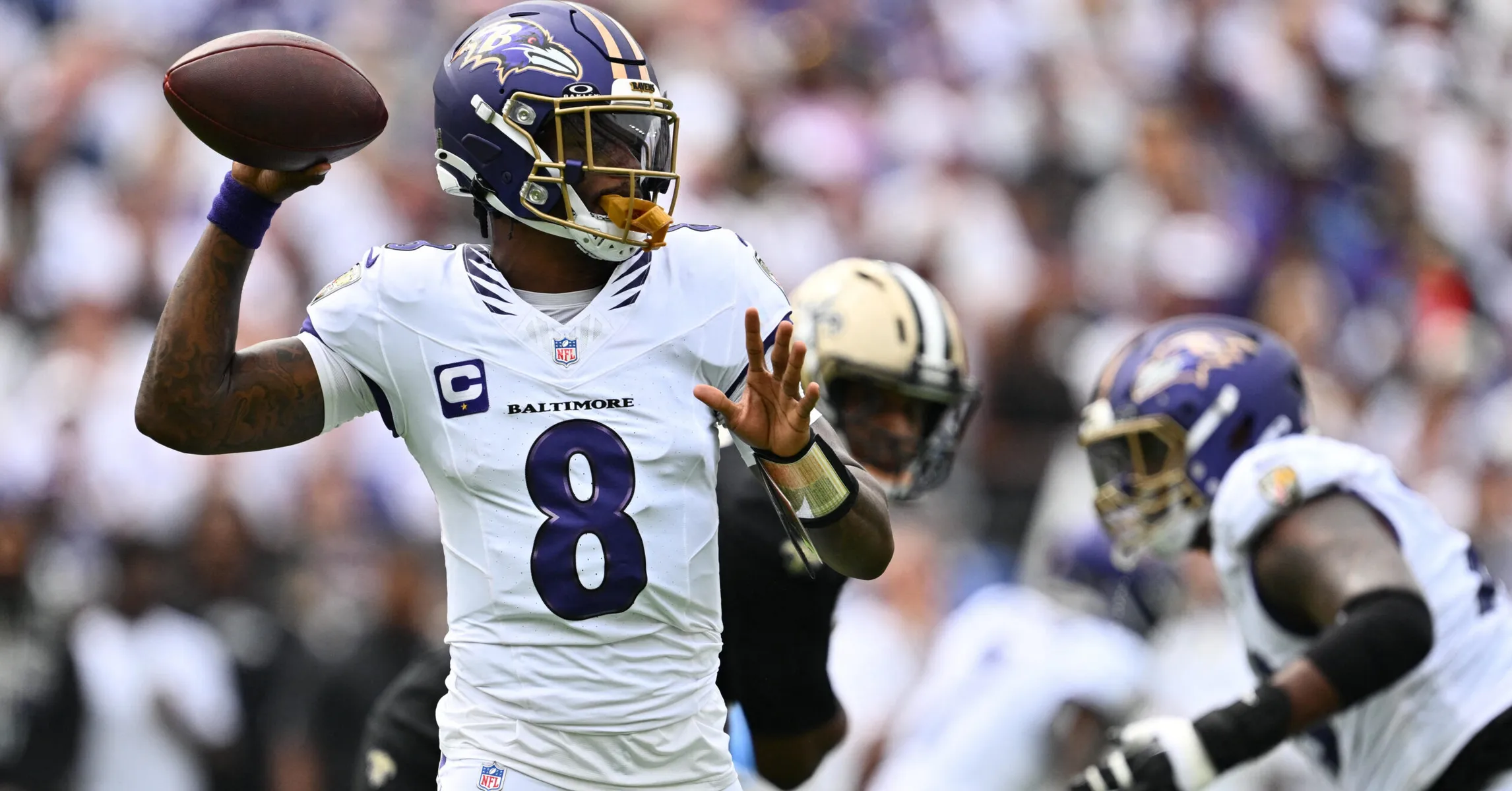 Lamar Jackson Pairs Supreme With The Shai 001 Lux In The Tunnel